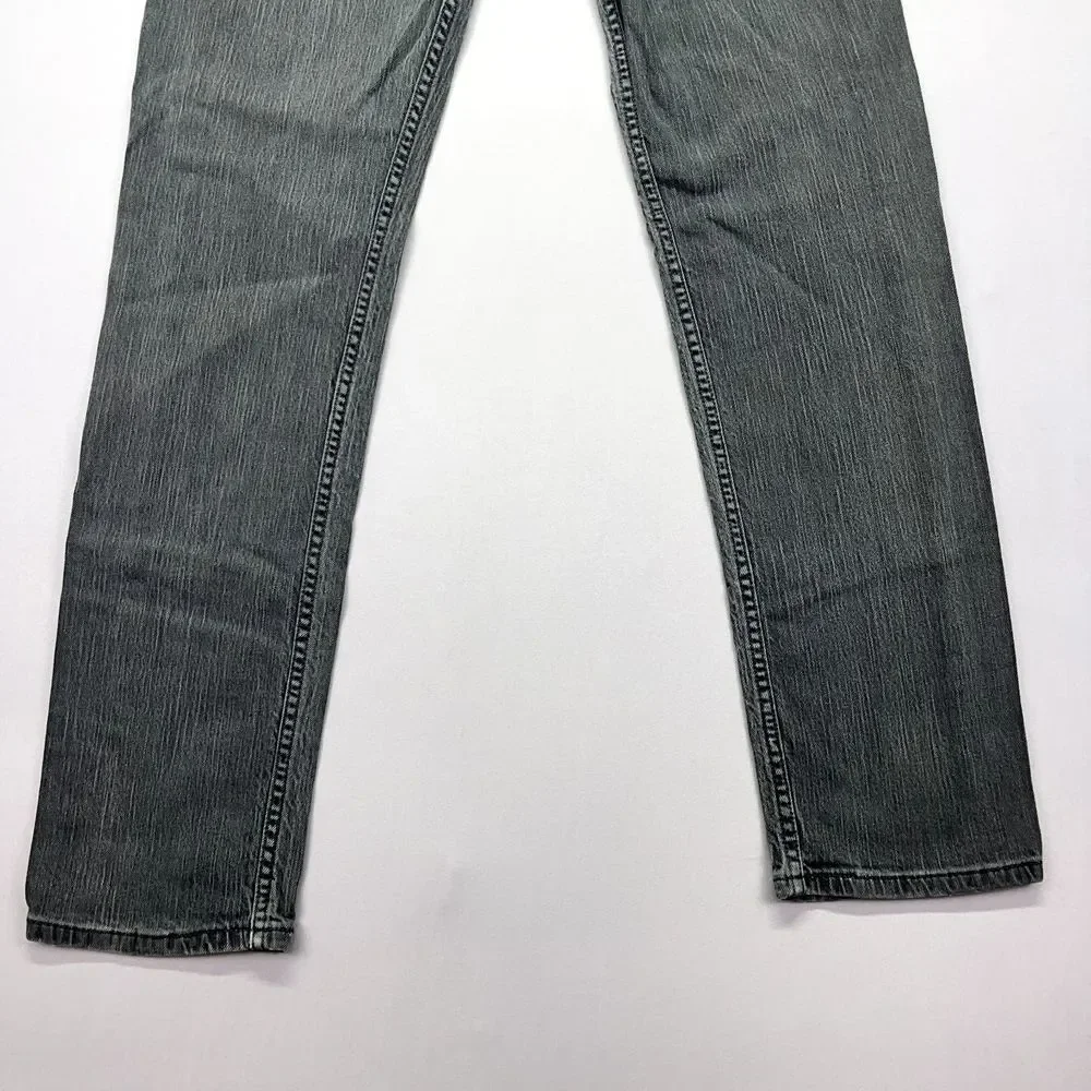 Levi's 511 Tag Sz 32x34 (Fits 31) Men's Black Narrow‎ Leg Jeans Lean Hip